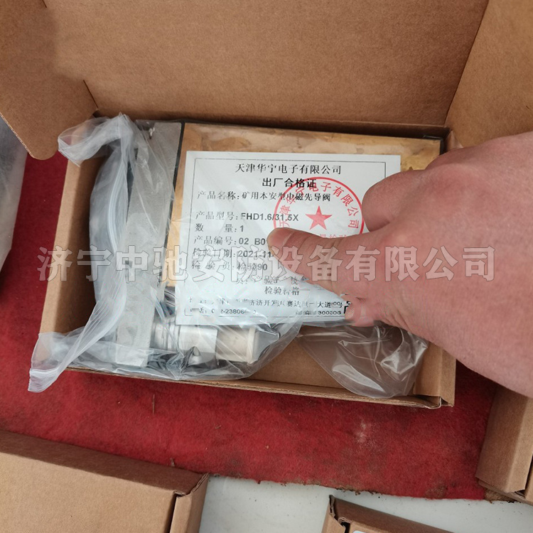 FHD1.6/31.5X礦用本安型電磁先導閥|天津華寧電子有限公司